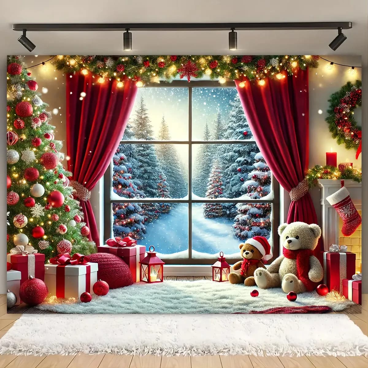 Painel de Natal 3,0 x 2,5